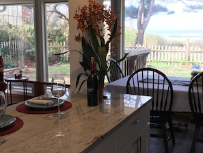 Ocean view from kitchen