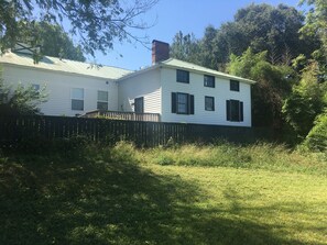 View of apartment from polo field