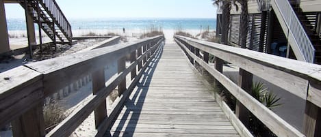 Walkway to the beach