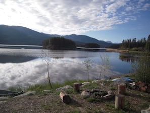 Canoe in the estuary right from your door step or just sit by the camp fire