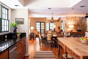 Large kitchen for cooking in the open floorplan