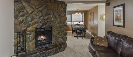 Cozy Fireplace in the Living Room

