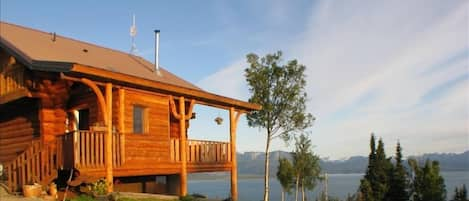 Panoramic  views of Kachemak Bay, Homer Spit mountains