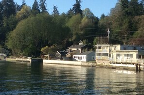 Cabin seen from the ferry dock