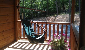 Sky Chair on front porch