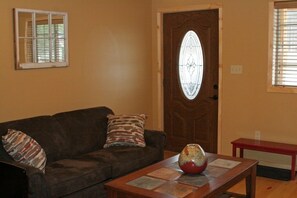 Living Room with Queen Sleep Sofa