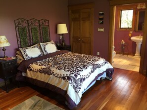 Master bedroom with ensuite bathroom