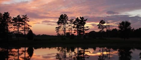 Sunset on the lake