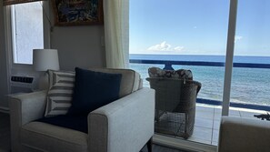 You can't get any closer to the water.