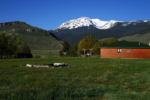 Bask in the shadow of Electric Peak, along the banks of the Yellowstone River.