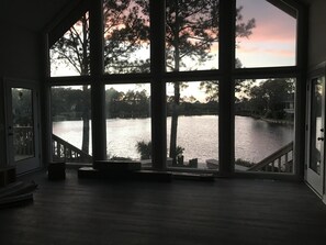 Spectacular sunsets from the great room! 