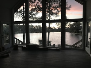 Spectacular sunsets from the great room! 