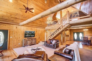 Great Room with 70" HDTV