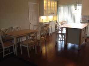 Plenty of seating for meals.