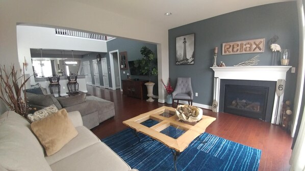 Sun Room & Fireplace