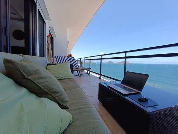 Oceanview balcony