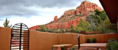 Chapel Estates patio view of Elephant Rock
