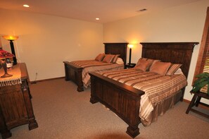 Bedroom suite with Queen beds