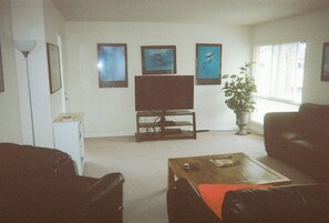 60" flat screen with Direct TV
