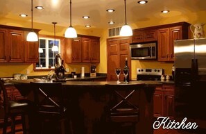 Full kitchen for you to craft your culinary masterpiece or just coffee