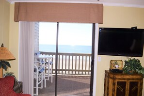 Beautiful view of the ocean from the den.