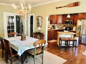 Kitchen and dining room