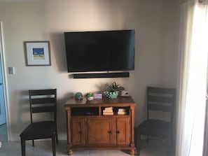 Living Room Flat Screen with Surround Sound - Bluetooth