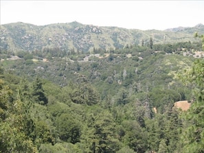 Panoramic Mountain View from Entry Level Balcony.