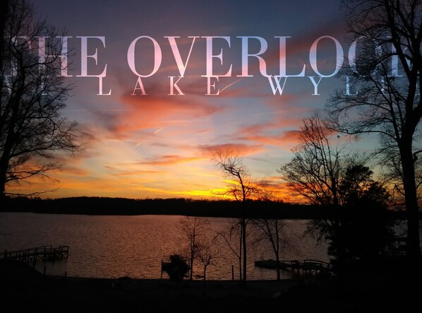 Sunsets are breathtakingly incredible at the Overlook of Lake Wylie!