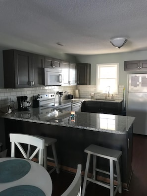 Recently remodeled kitchen and new light fixtures throughout 