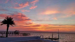 Beautiful sunsets over Pensacola Bay