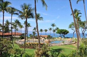 Maui Kaanapali Villas Resort property view (not view from our condo)