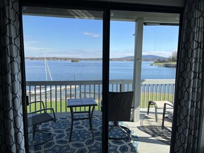 Fantastic lake view from living room
