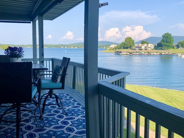 Enjoy beautiful views and privacy from our wrap-around deck.