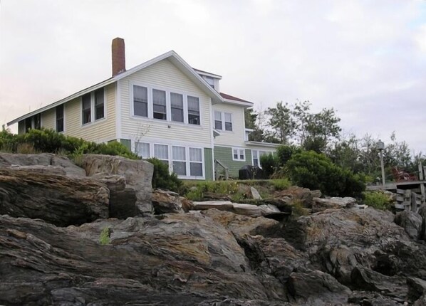 View of cottage from shore