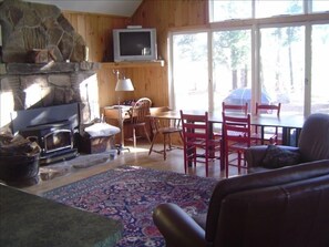 The first floor living area -take special note of all the windows.