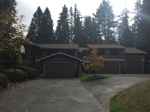 Approx. 1200 sq. foot 2 bedroom rental is on the right side.  