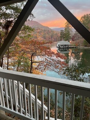 View from downstairs deck