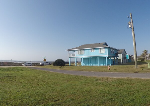 Beach front ocean view