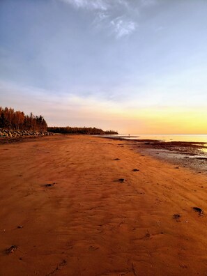 Enjoy a sunset beach walk, they never disappoint! A great way to end the day.
