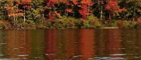 Log Cabin Lake Escape ~ Autumn on Highland Lake 