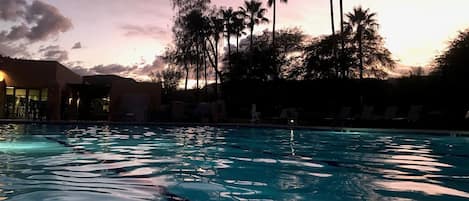 Amazing shot of the pool by your casita, taken by guest extraordinare -- Carmel!