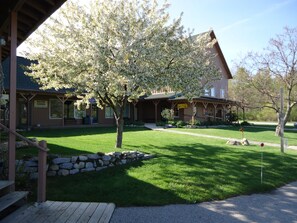 Front court yard  of the Winery, east water side view!