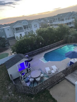 Pool area from the 3rd floor balcony!