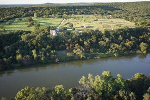 View from across the Brazos. 