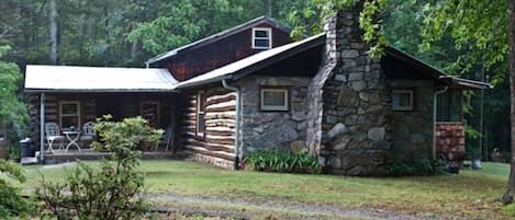 View of Chestnut Cabin from Chestnut Creek Road