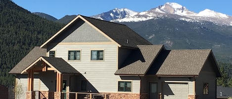 Wolf's Lodge with Long's Peak in the background