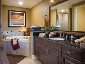 Jacuzzi in master's bathroom