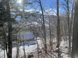 Winter view of Loon from the condo
