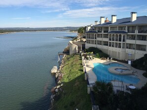 View of Lake Travis and South Pool
